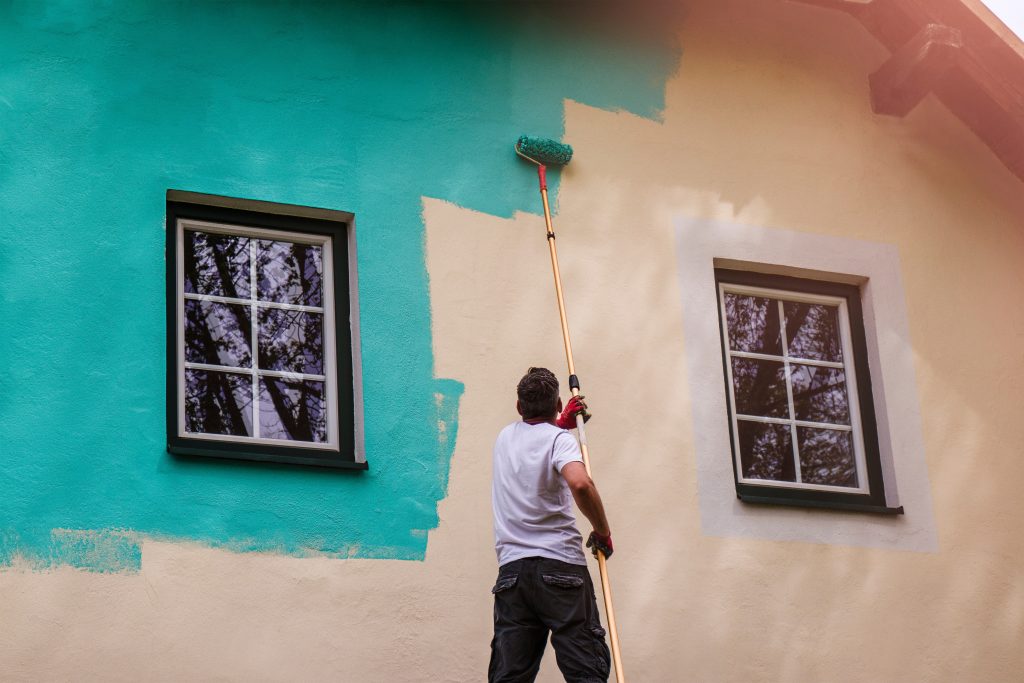Professional exterior painting services enhancing your property's look and weather protection.